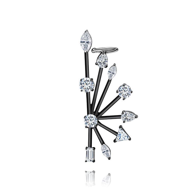 Cercel Borealy Ear Stud Cuff Gold Plated